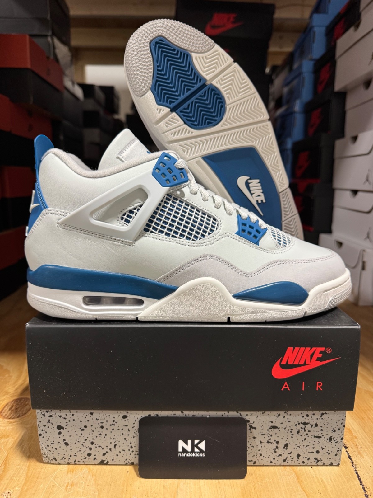 Air Jordan 4 Retro ‘Military Blue’ 2024 FV5029-141 BRAND NEW MENS SIZES