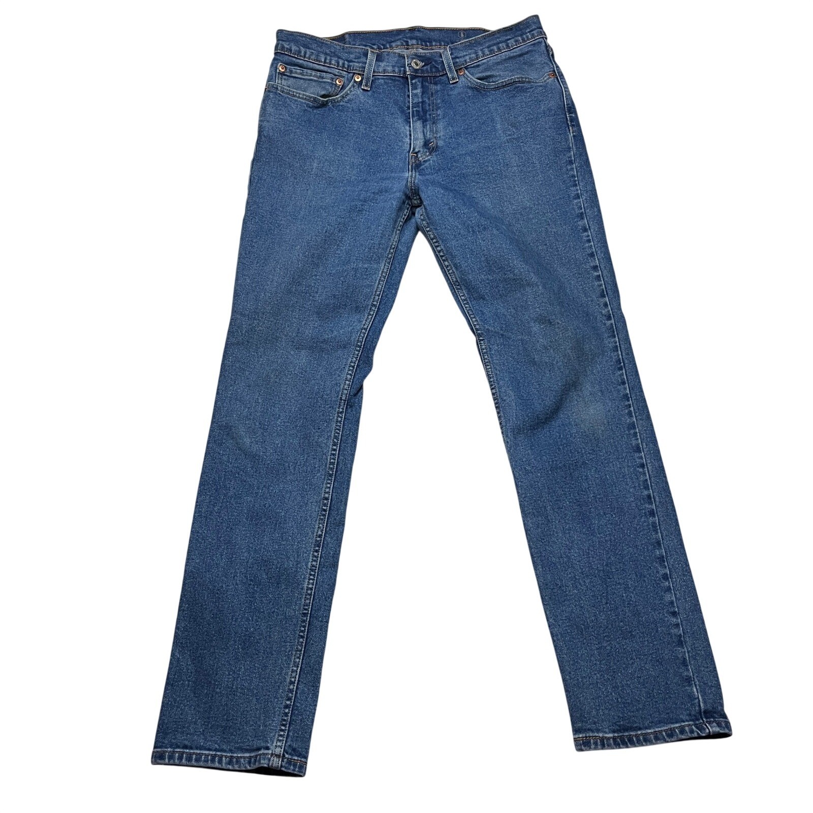 Levi Mens 31×30 Blue 514 Straight Fit Jeans All Seasons Tech Denim Stretch