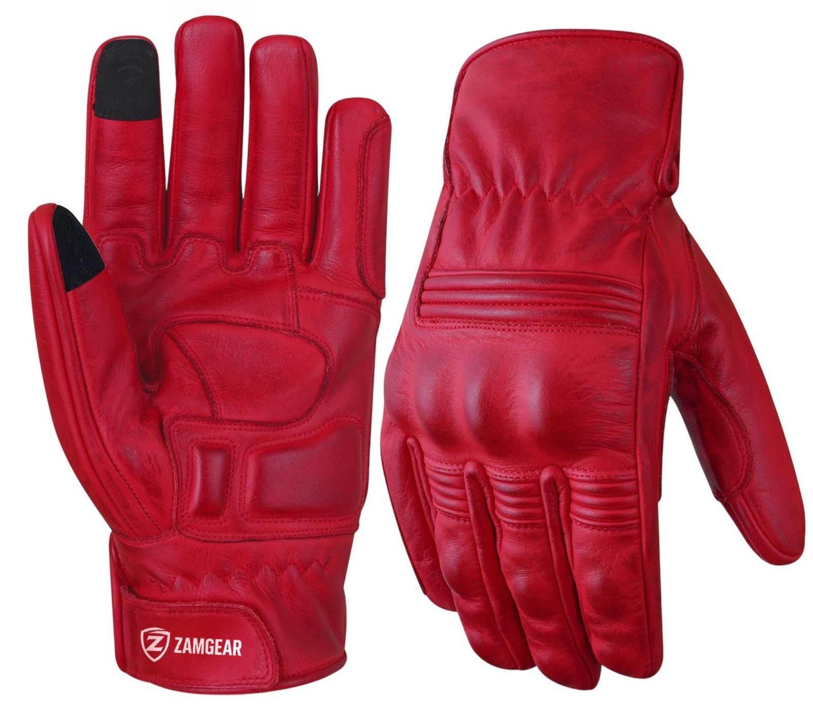 Riding Gloves Summer Motorcycle Leather Protective Touchscreen Biker Armor