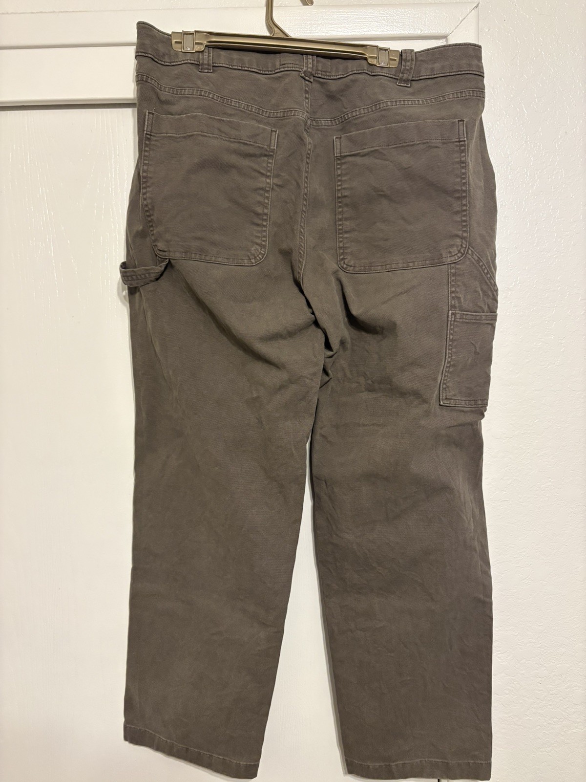 Abercrombie & Fitch Men’s Athletic Loose Workwear Pants (Brown, 34×30)