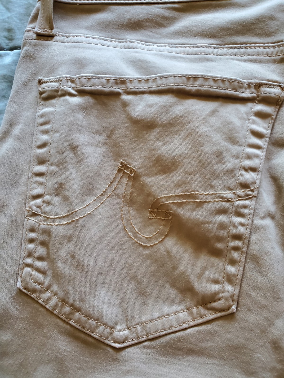 AG Los Angeles Men’s Pants Size 34×34 In Tan Color 97% Cotton 3% Elastane