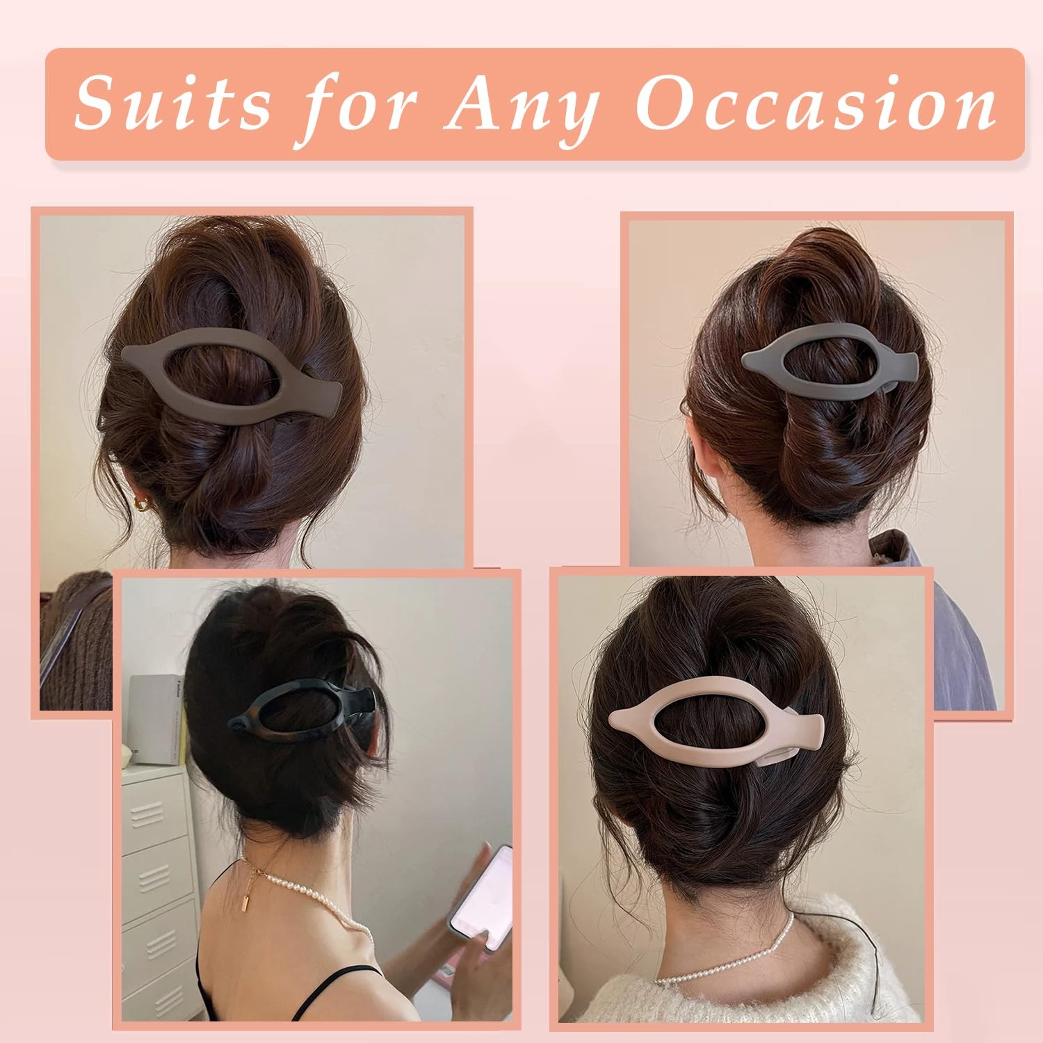 Flat Hair Clips, 9 PCS 4.7 Inch Large Side Slide Volume Duckbill Clips for Women
