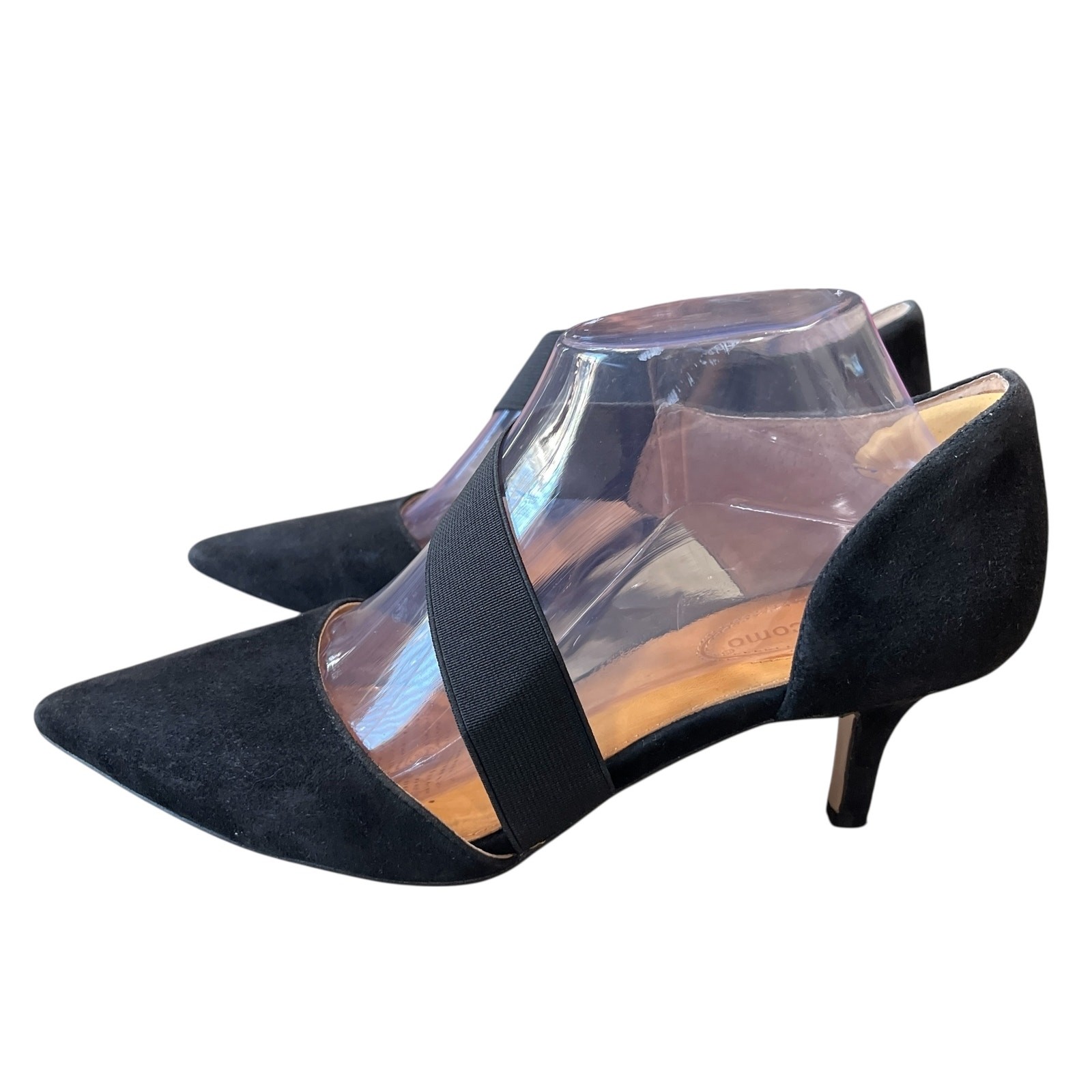 Corso Como Denice Suede Closed Toe Heels Size 8.5 in Black