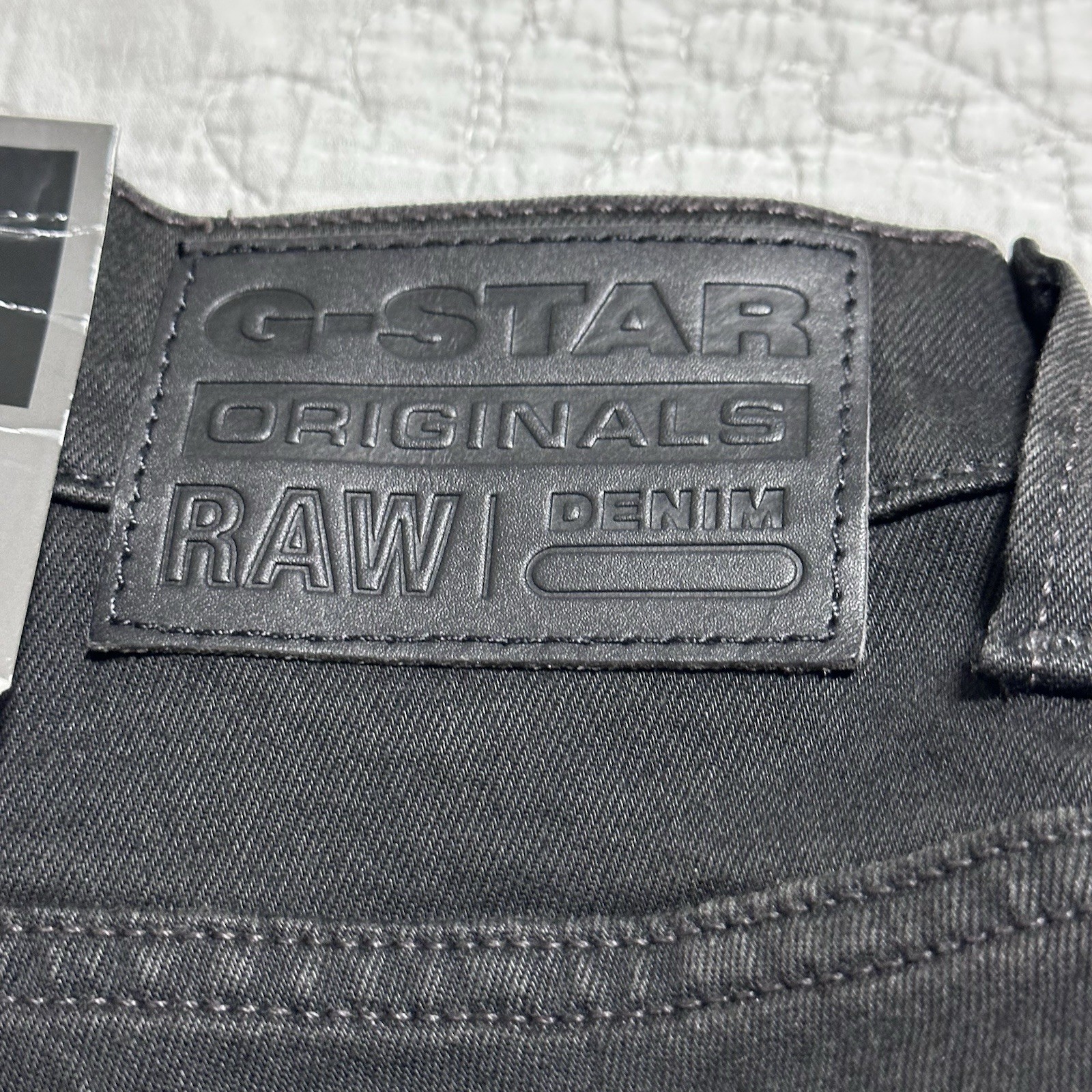 G-Star Raw NEW Men’s Airblaze 3D Skinny Jeans In Deep Black Sz.30×29” Bikercore