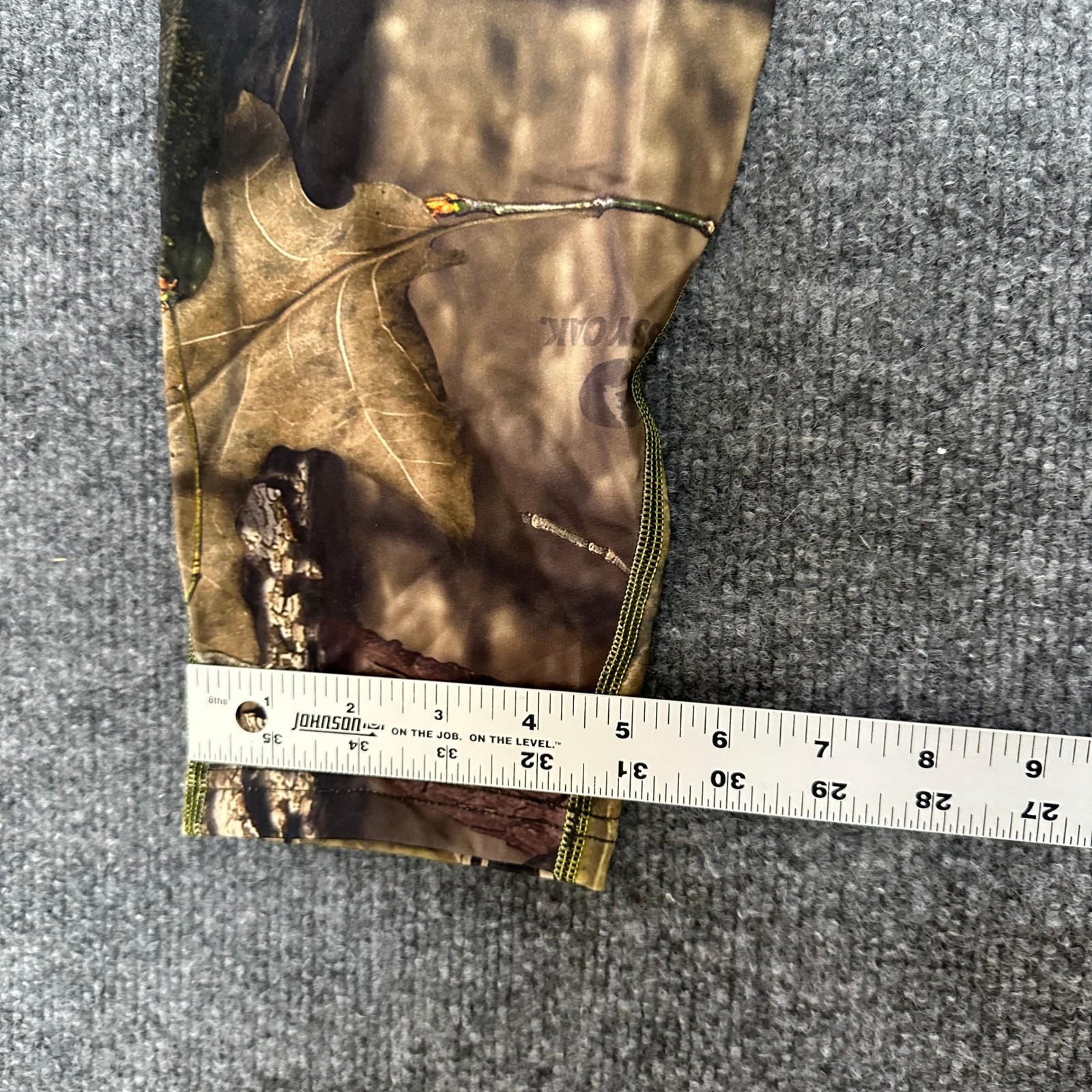 Under Armour Leggings Mens Large Mossy Oak Camo ColdGear Infrared Fitted Hunting