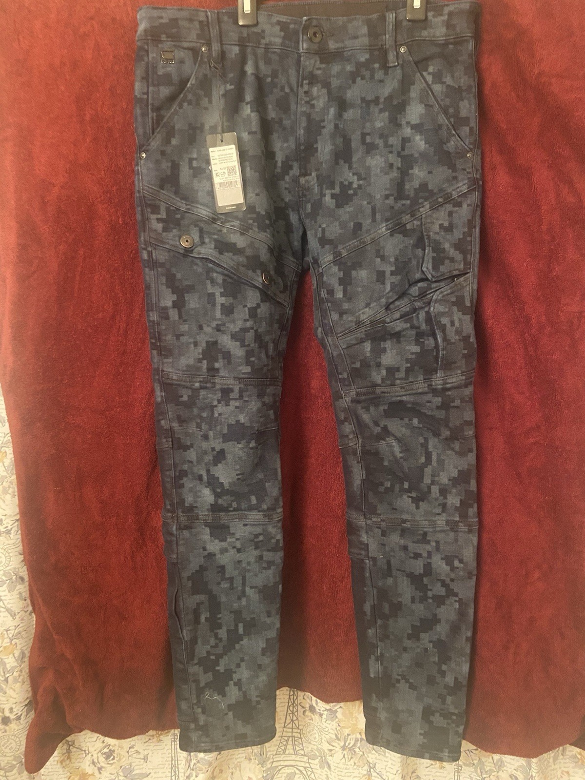 G-Star Raw Airblaze 3d Skinny Jeans Worn In Himalayan Blue Men’s Sz 34X32
