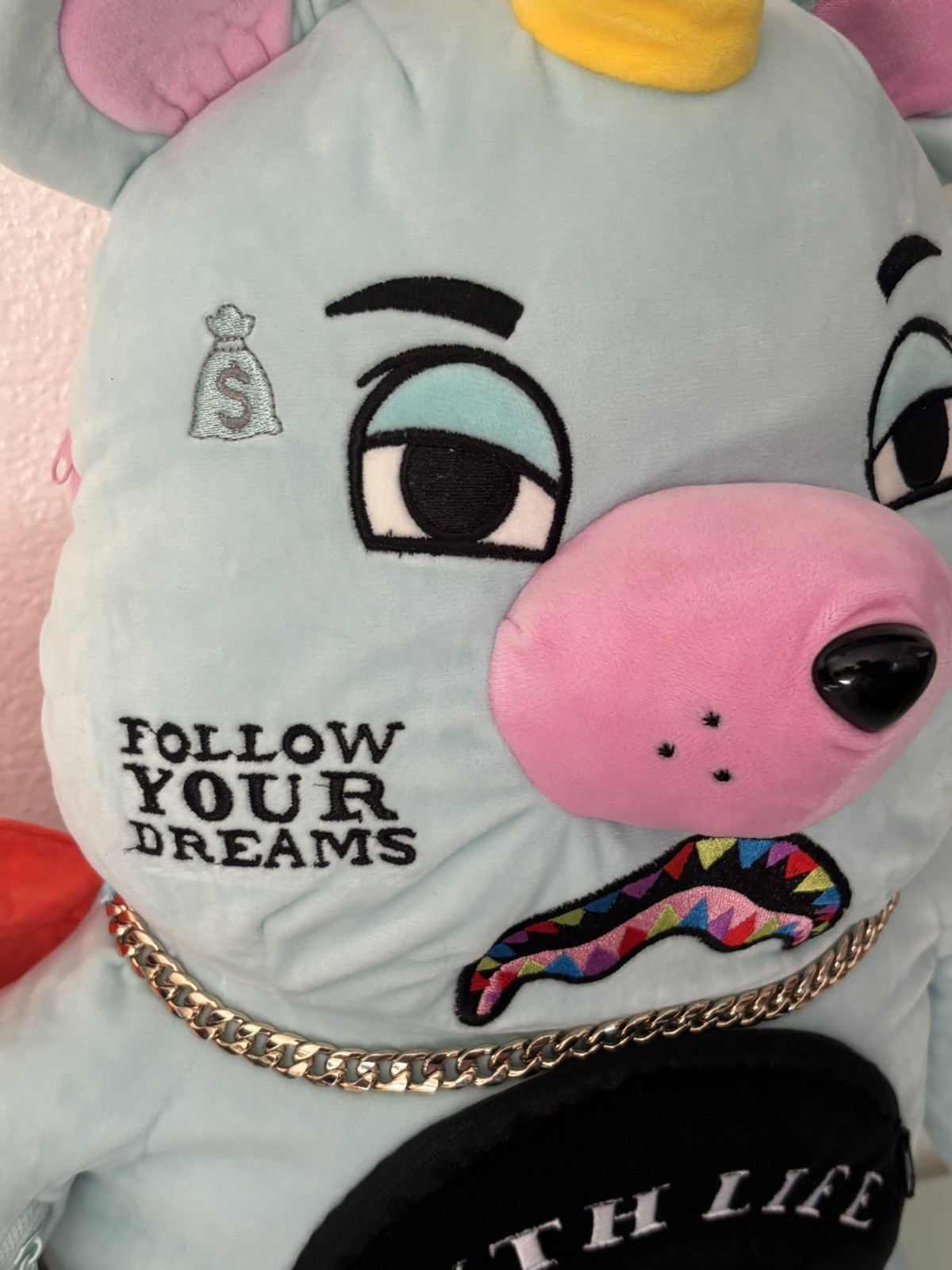 Sprayground Myth Life Money Bear Unicorn Teddybear Backpack RARE Limited Edition
