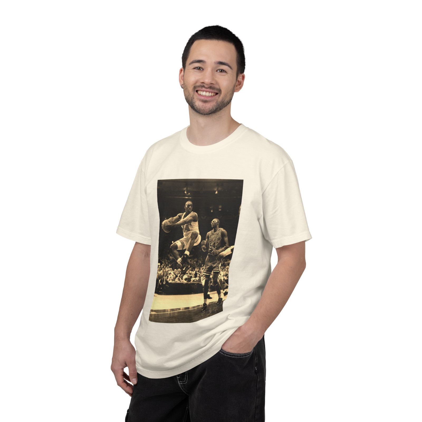 New York Knicks 90s Anthony Mason Graphic NBA T shirt