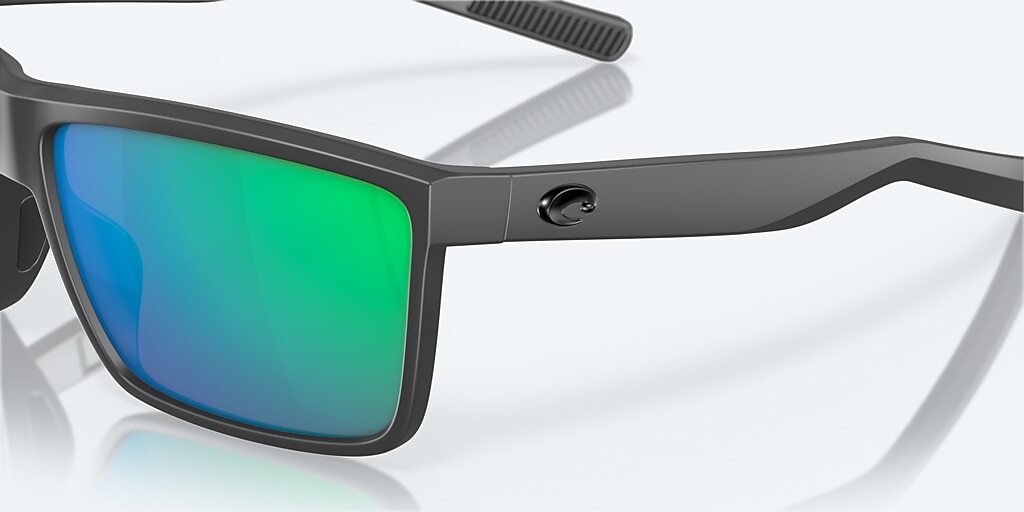 COSTA DEL MAR RINCONCITO MATTE GRAY GREEN MIRROR 580P POLARIZED 60 mm SUNGLASSES