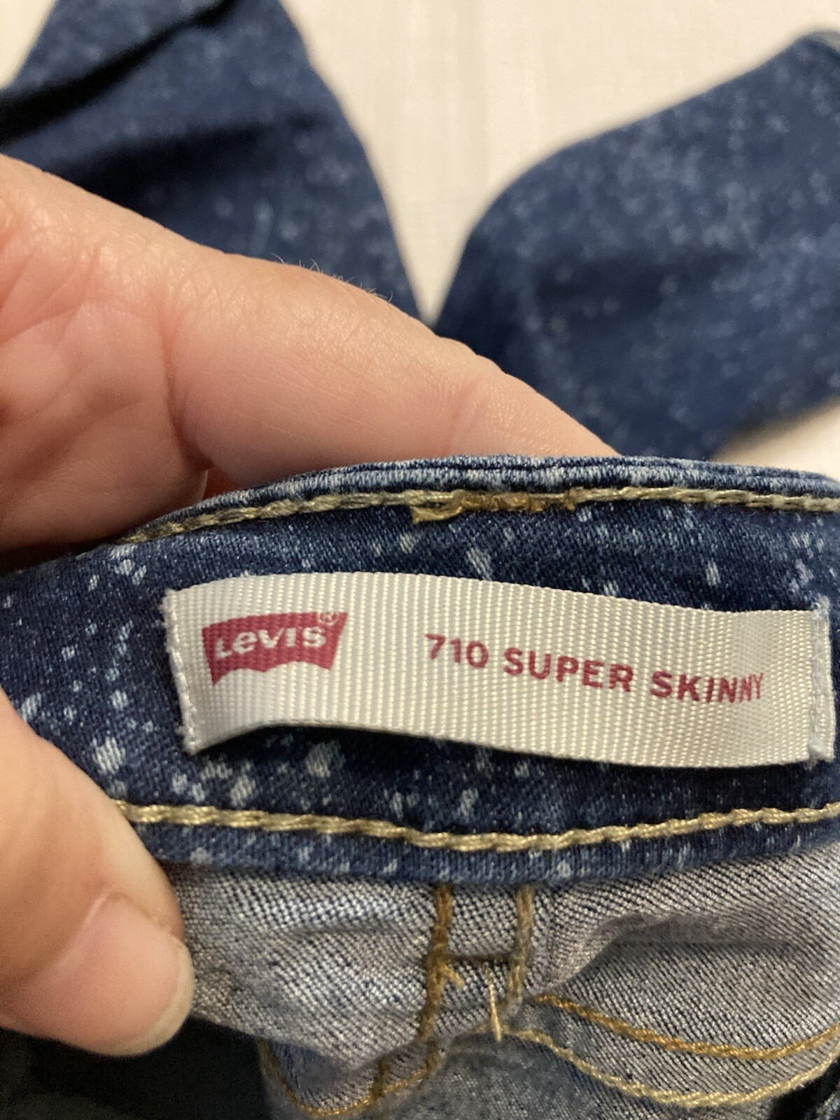 Levi girls size 12 reg 710 super skinny jeans