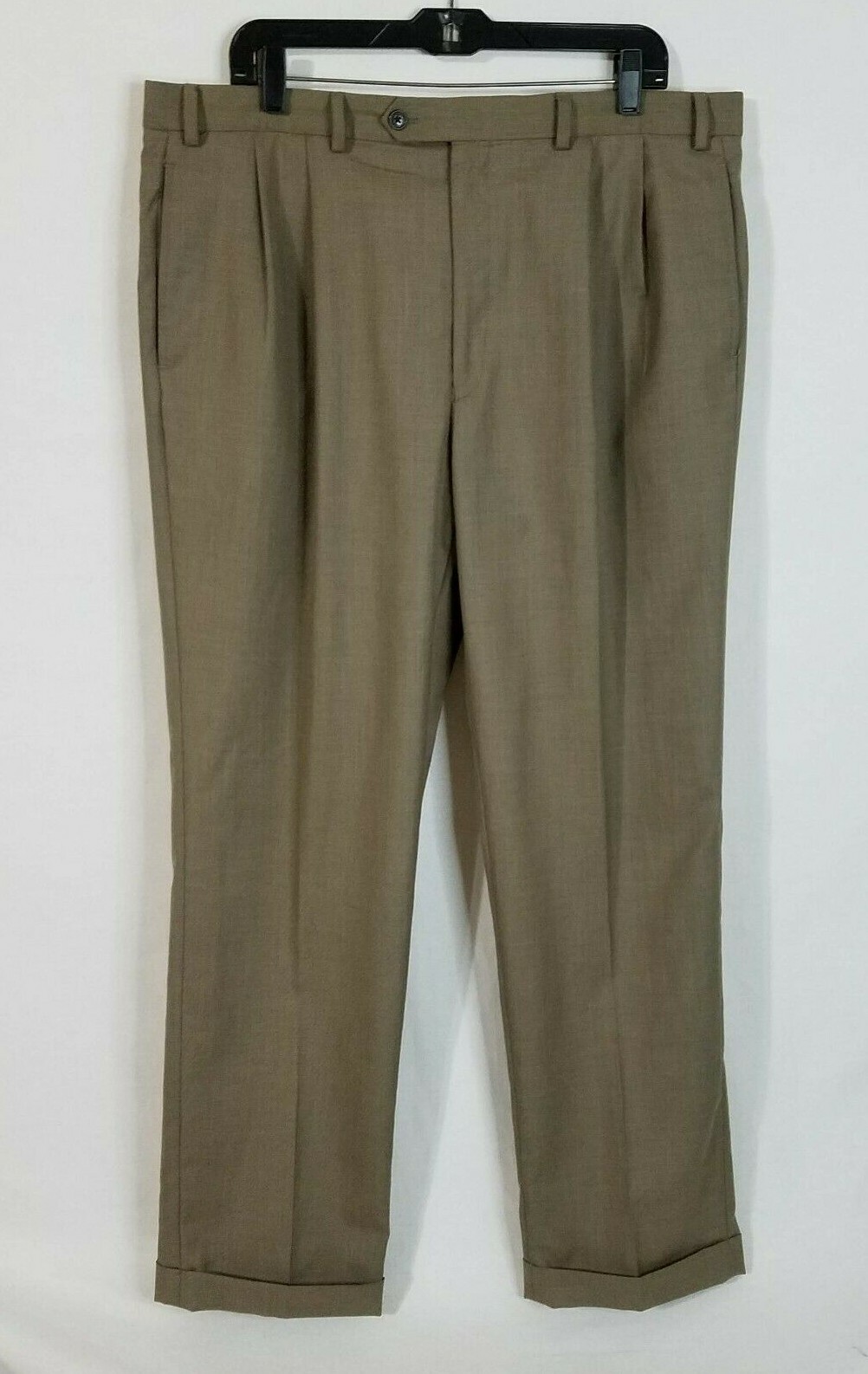 Lauren Ralph Lauren Mens Beige Polyester Rayon Dress Pants Size 38×32 D430