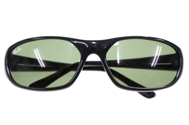 Ray-Ban RB2016 Plastic Sunglasses Black Green