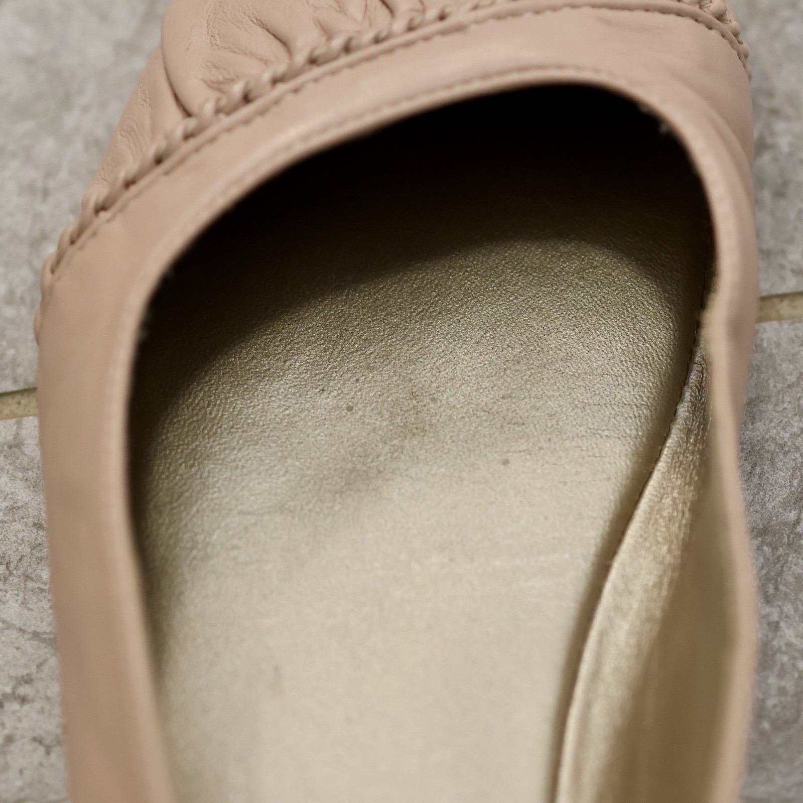 Taryn Rose Brina leather flats size 37 carnation pink