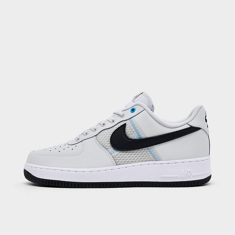 NIB Men Nike Air Force 1 Low ’07 LV8 SE Mesh Tape Photon Dust Blue IH4462-001