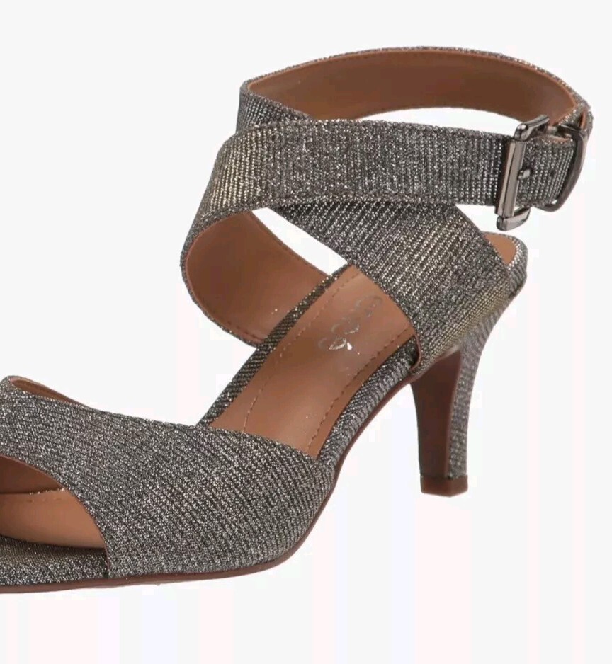 Renee Soncino PEWTER DANCE GLITTER Sandal