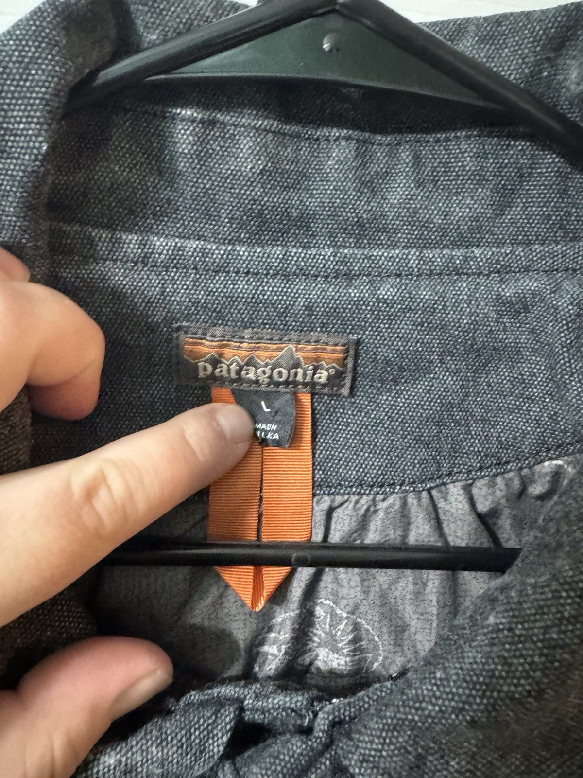 Patagonia Iron Forge Hemp Canvas Ranch Insulated Jacket STY27805 Men’s Large