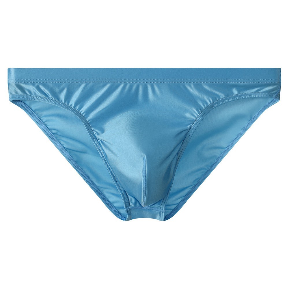 For Men For Nightwear Ice Silk Briefs Breathable 80% Nylon 20% Spandex