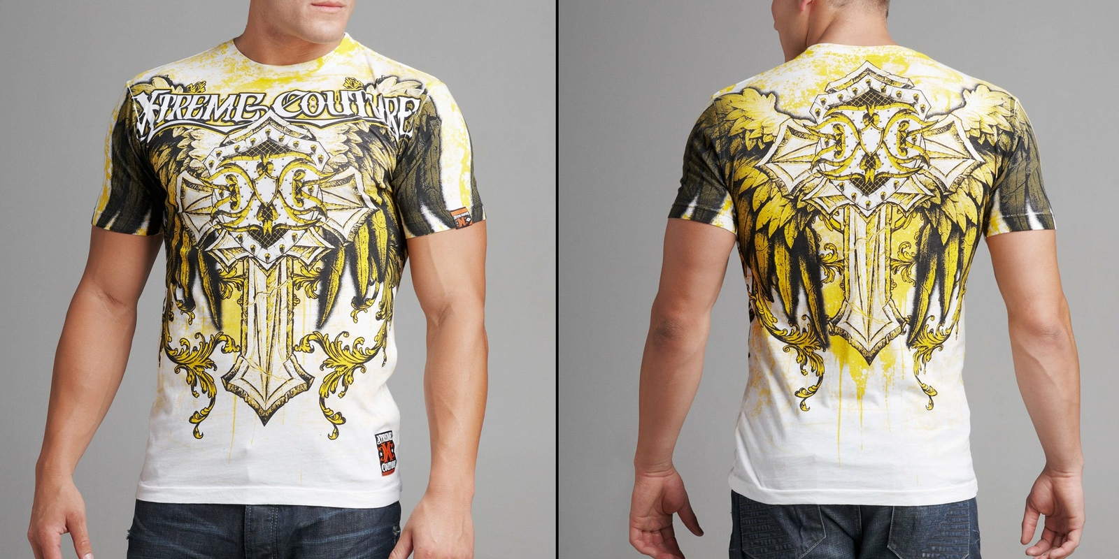 Xtreme Couture By Affliction Men’s T-Shirt SIREN Tattoo Biker MMA S-5X