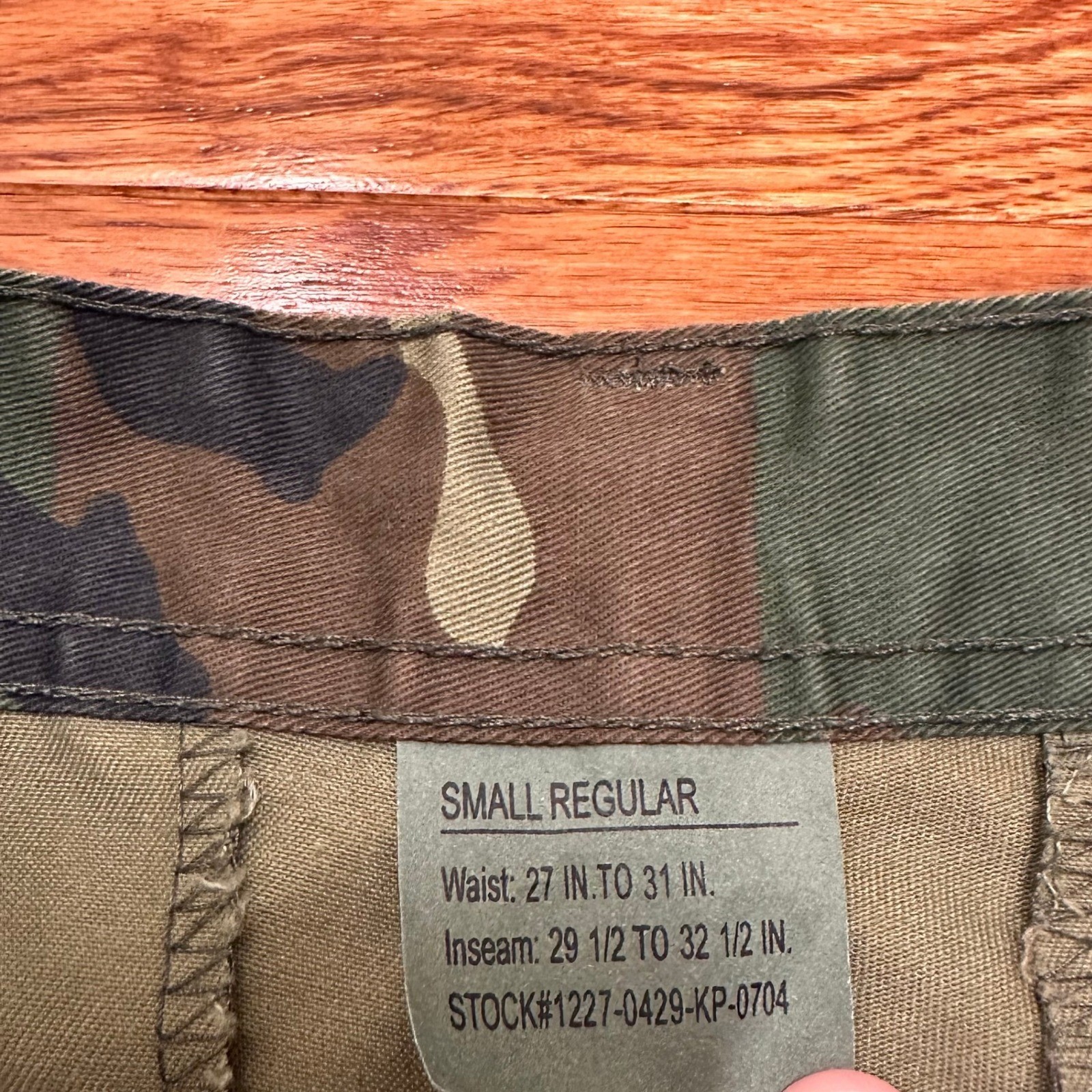 Rothco BDU Woodland Camo Cargo Pants Mens Small Regular Tactical Military