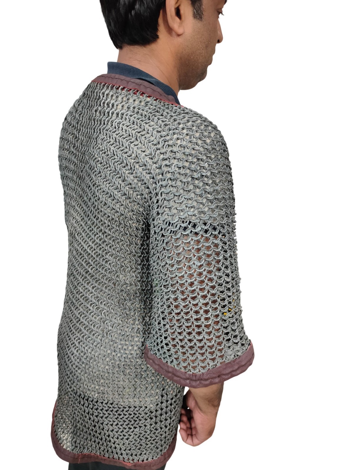 Medieval Mild Steel Butted Chainmail Shirt