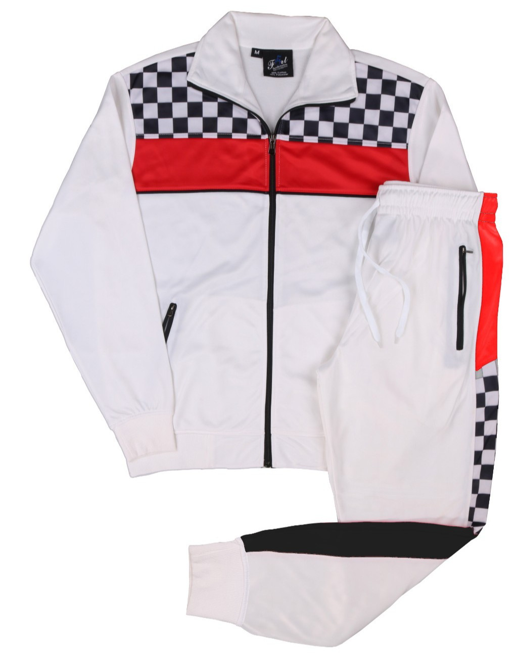 MEN 2TONE SPRING JOGGER TRACKSUIT GYM JOGGING ACTIVEWEAR S M L XL 2XL 3XL 4XL