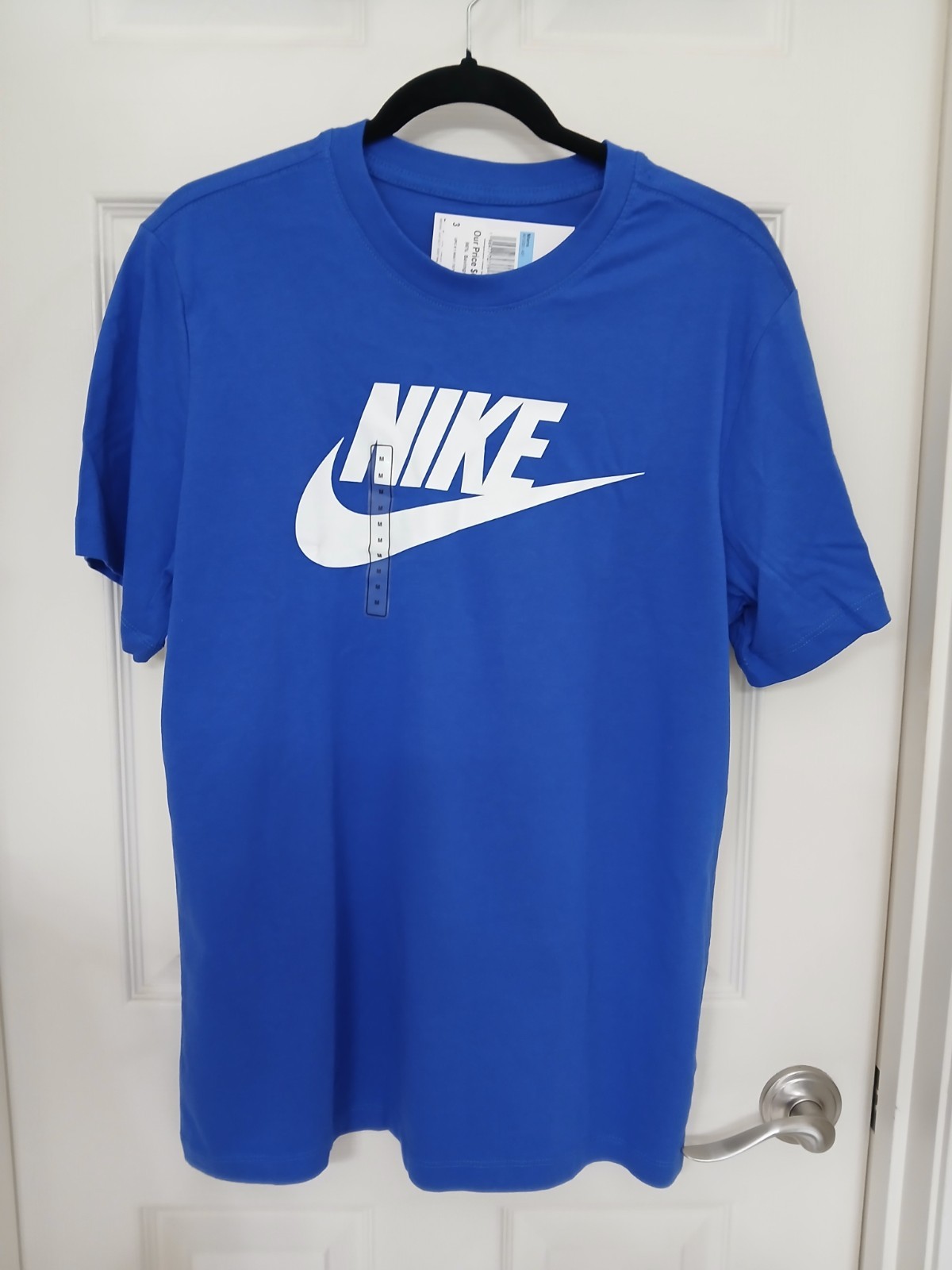 NWT Nike Men Shirt M Blue Egypt Athletic Wear