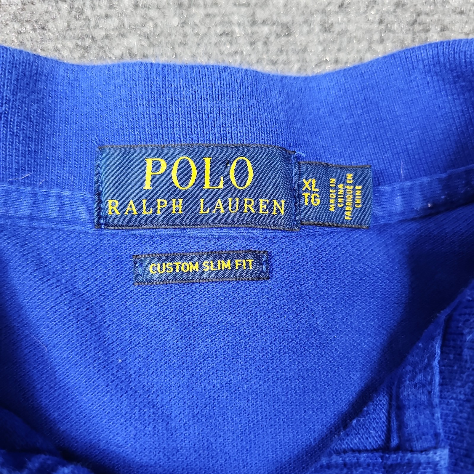 Polo Ralph Lauren Dominican Republic Flag Shirt Big Pony XL Blue Custom Fit