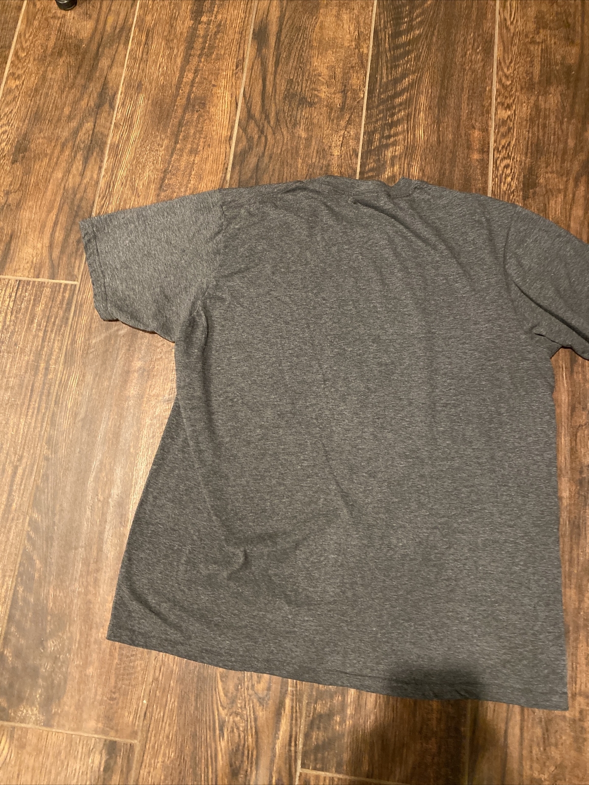 Vintage Nike Ash Gray Check Swoosh Graphic T Shirt Size Large
