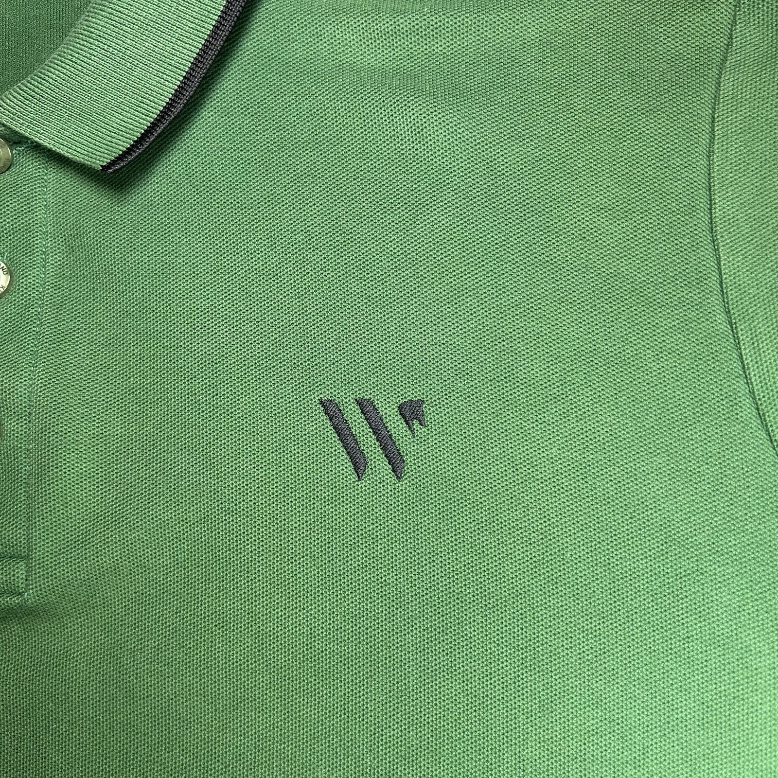 Kingsland Green Polo Men’s Size Medium With Black Trim