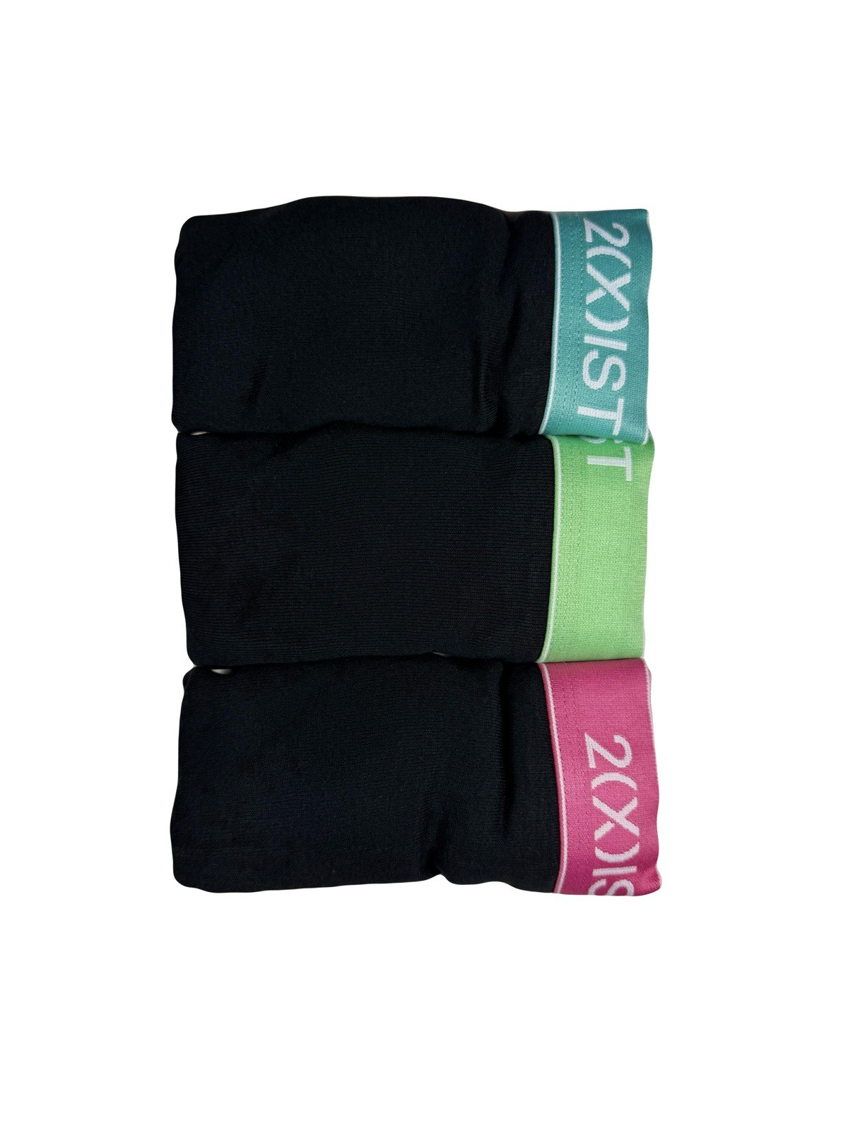 NWT 2(X)IST. Sz M. 3 Pack. Men’s. Cotton No Show Trunk. Multi. MSRP $39.00