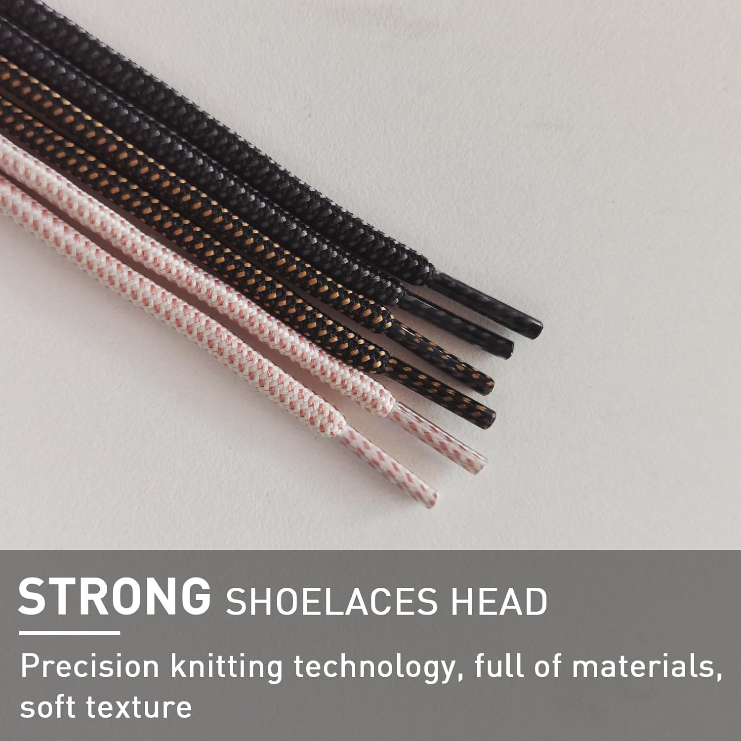 2 Pairs Shoelaces for Merrell Moab Boot, 13/64”(5Mm) Boot round Shoe Laces Stri