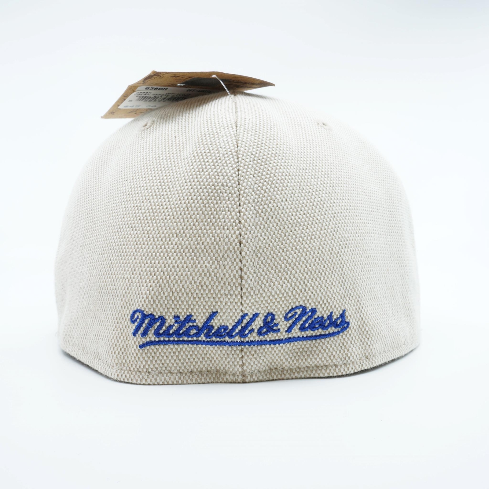 [G500K-014-5WARRI] MENS NBA GOLDEN STATE WARRIORS OFF WHITE CREAM OXFORD FITTED