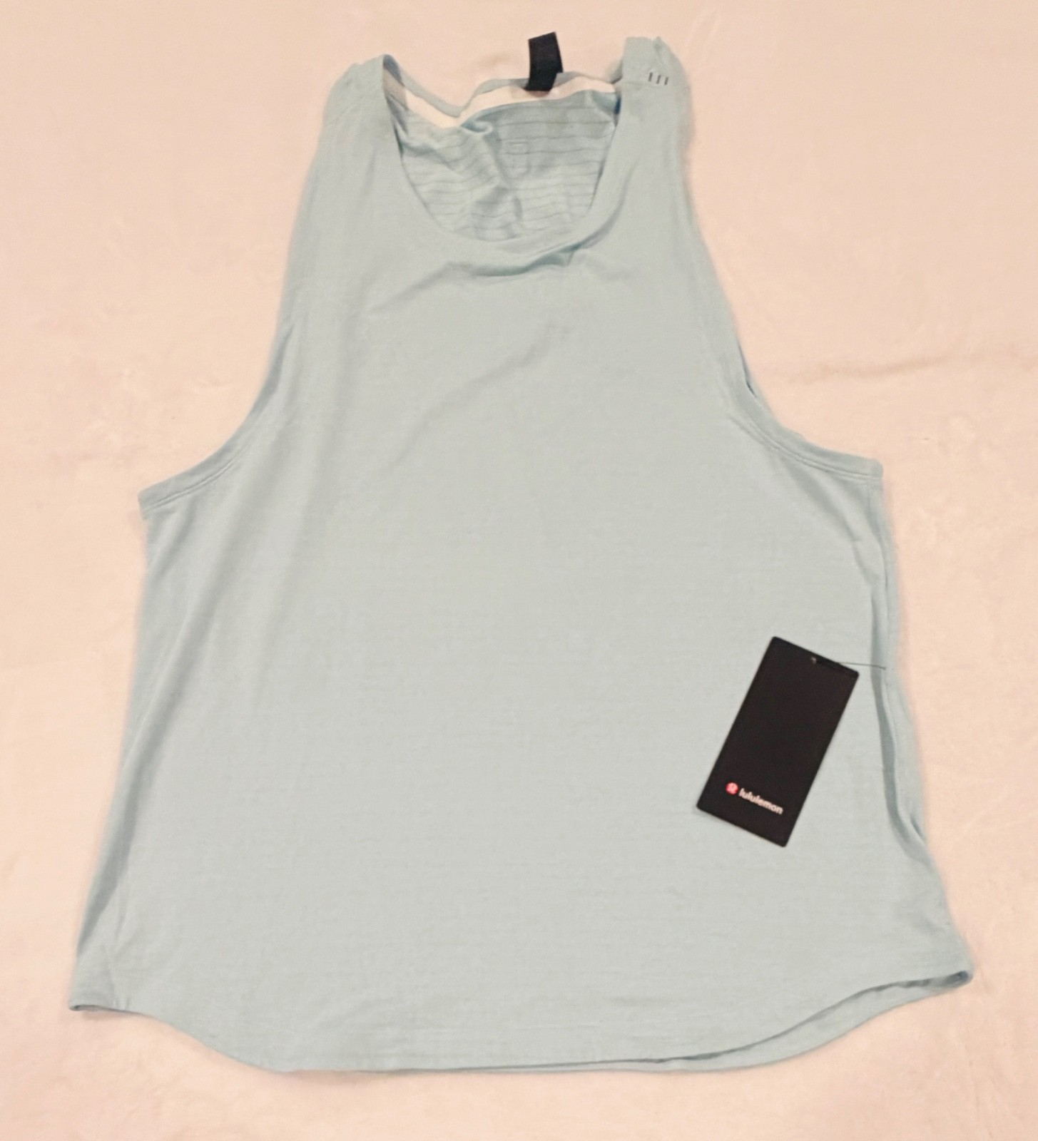 Lululemon License to Train Tank Top Men’s Size Medium FOAM Light Blue