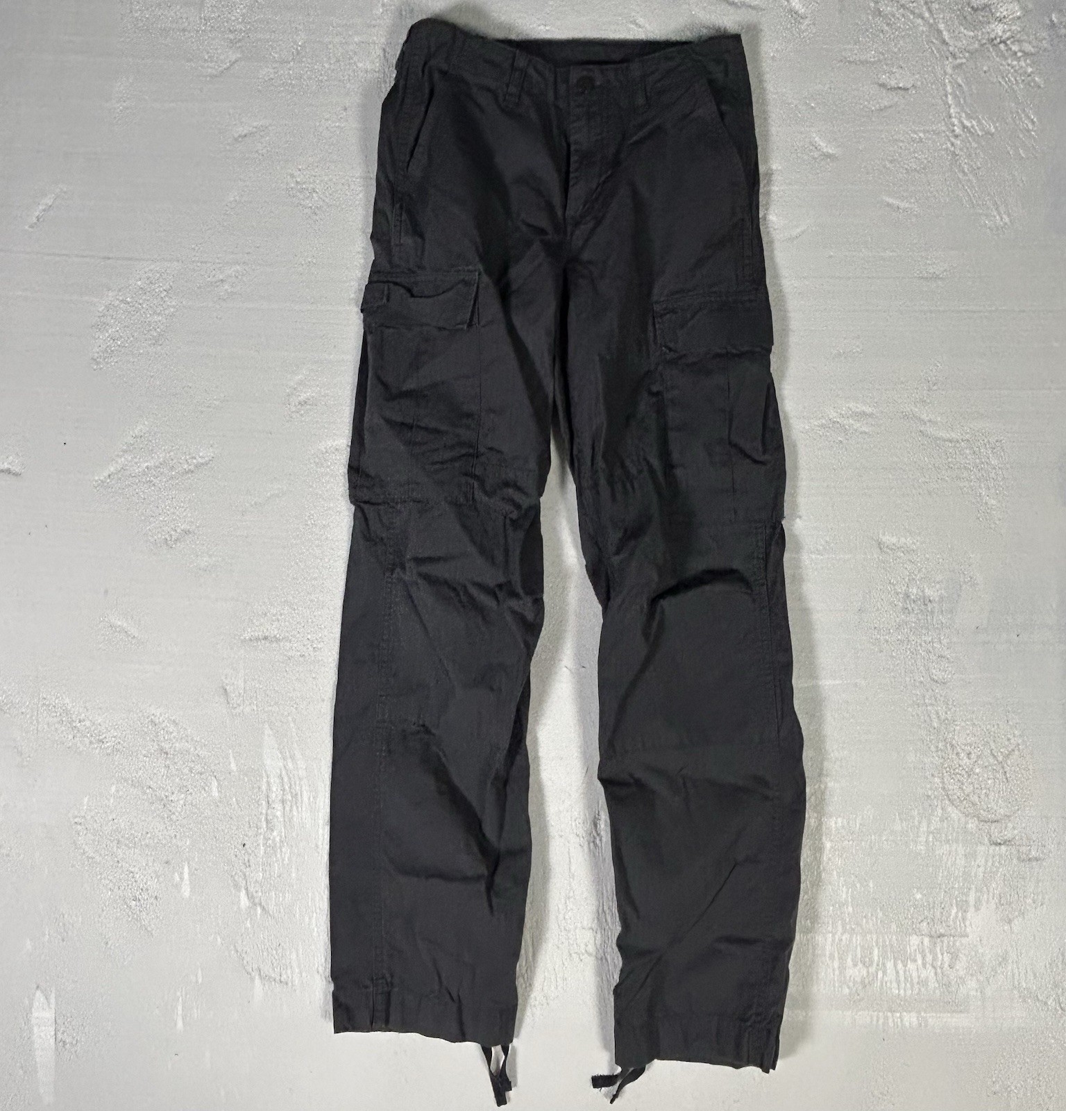 Carhartt Pants Mens 28×32 Grey Regular Cargo WIP Work In Progress Ripstop