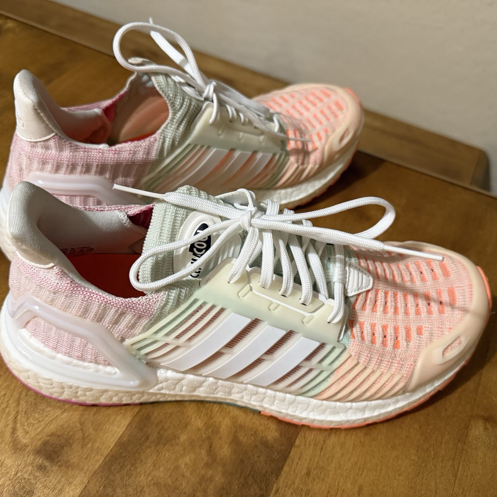 Adidas UltraBoost DNA CC_1 White Screaming Orange FZ2542 Men Size 8/EU 41.5