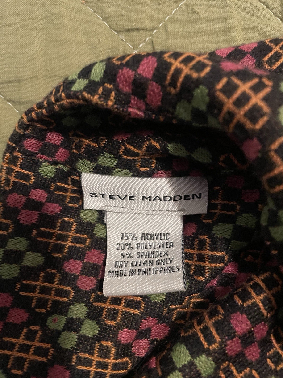 Steve Madden Vintage Hat Slouch Floppy Soft Brim Retro Hippie Y2k