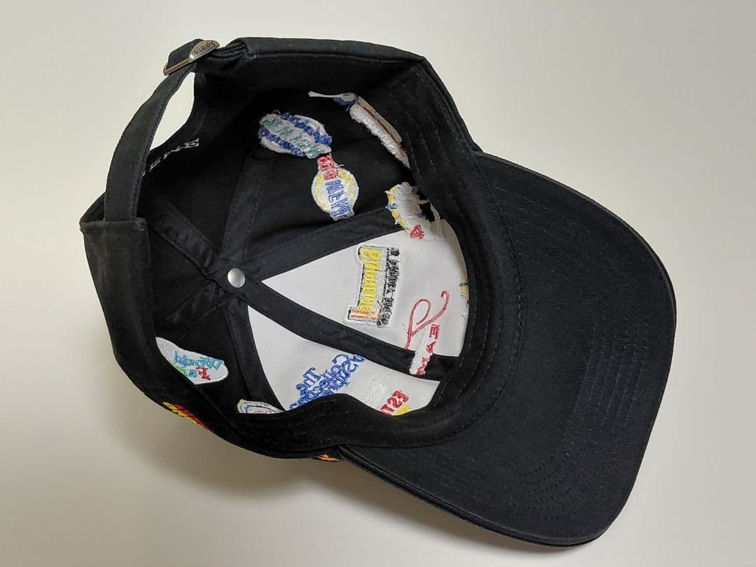 FW22 Supreme Sponsors 6-Panel Cap in Black [Adjustable/VG] Limited From JAPAN