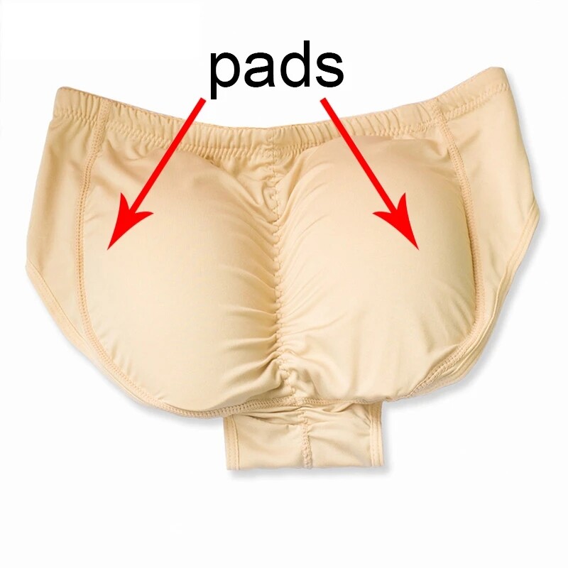 Men Padded Butt Hips Enhancer Body Shaper Panties Fake Ass Underwear Briefs US
