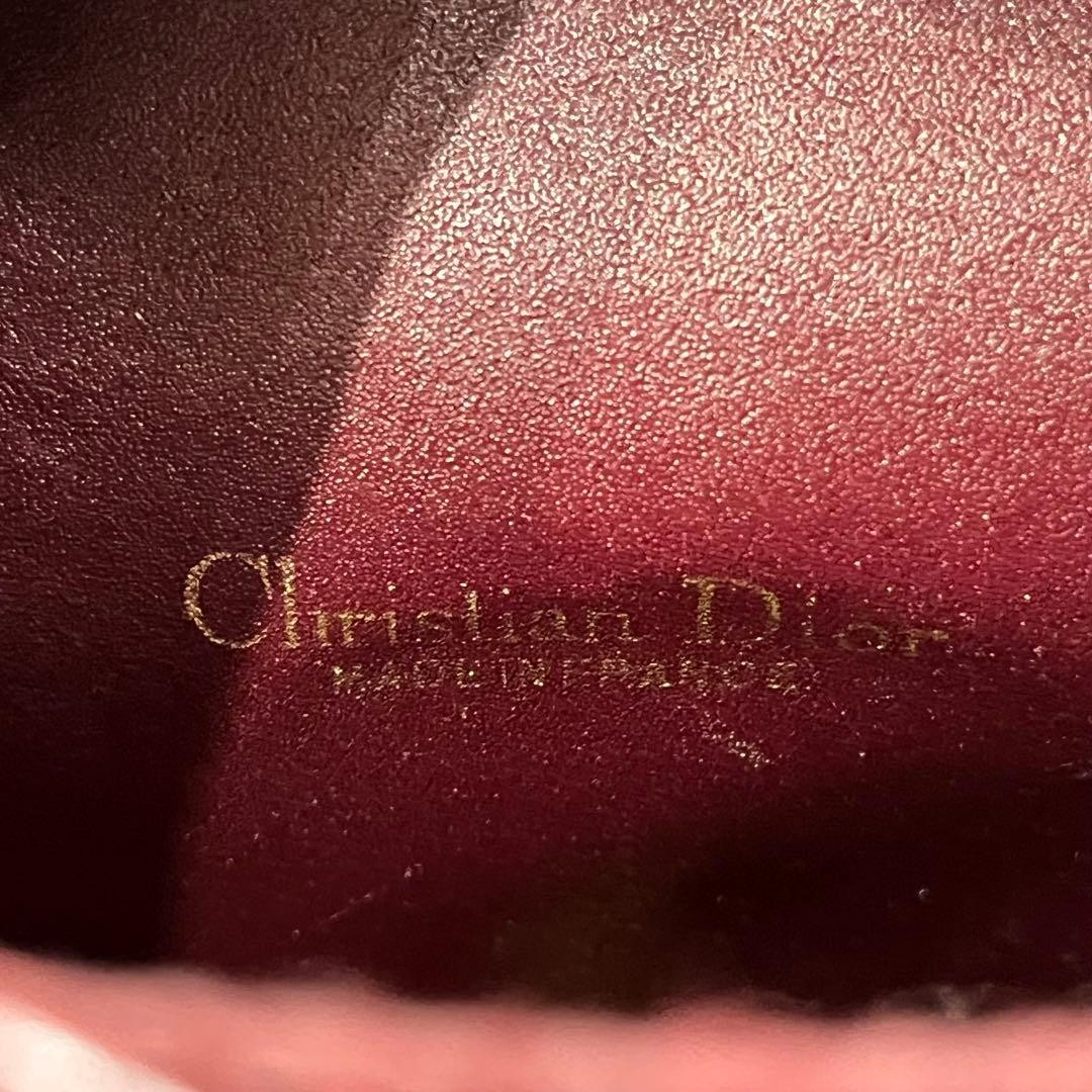 Christian Dior Bag Shoulder Trotter Pattern Logo Hardware Canvas