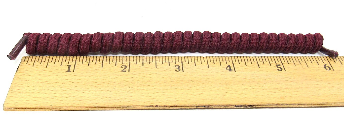 2 Maroon No Tie Spiral Laces Shoes Curly 6 to 28 inches No Headache Sun Visor