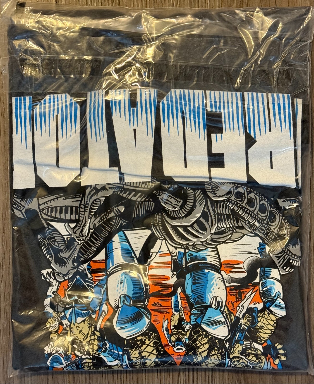 PREDATOR vs. Aliens Tee Shirt badlands whitegold industries vintage black M