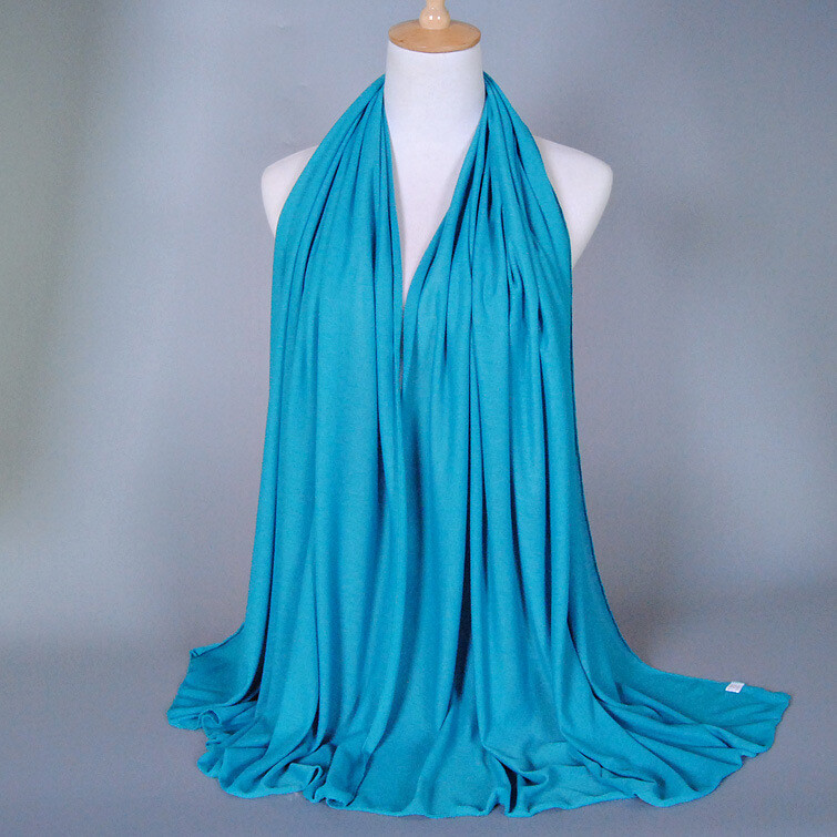 Soft Jersey Hijabs Scarf Shawls Muslim Head Scarves Wraps Turban Hijab 40 Colors