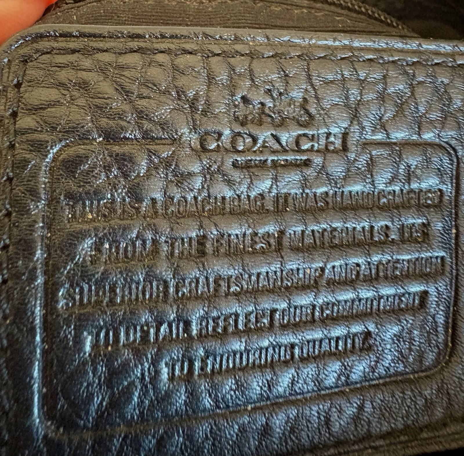 Coach Madison Phoebe Black Pebbled Leather 3 Compartments Shoulder Bag