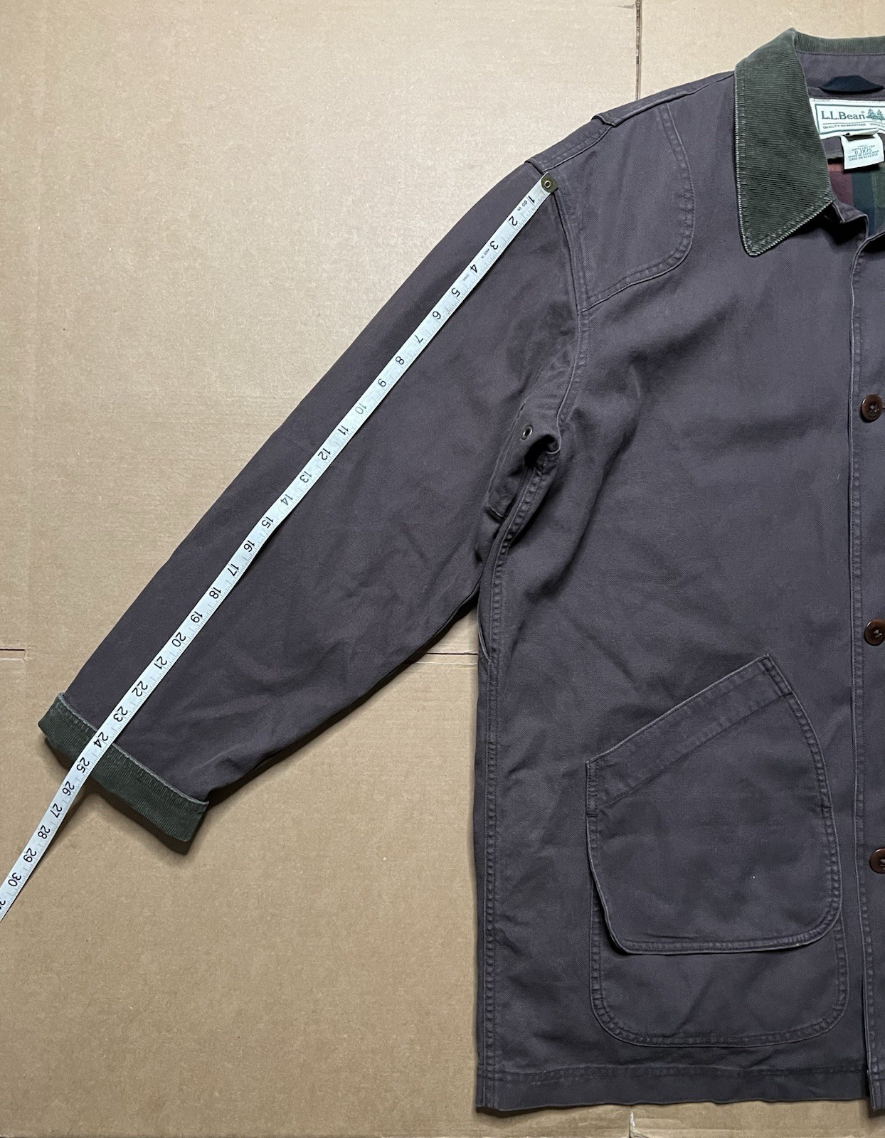 VTG L.L. Bean Men’s XL Tall Brown Primaloft Removable Lining Field Barn Jacket