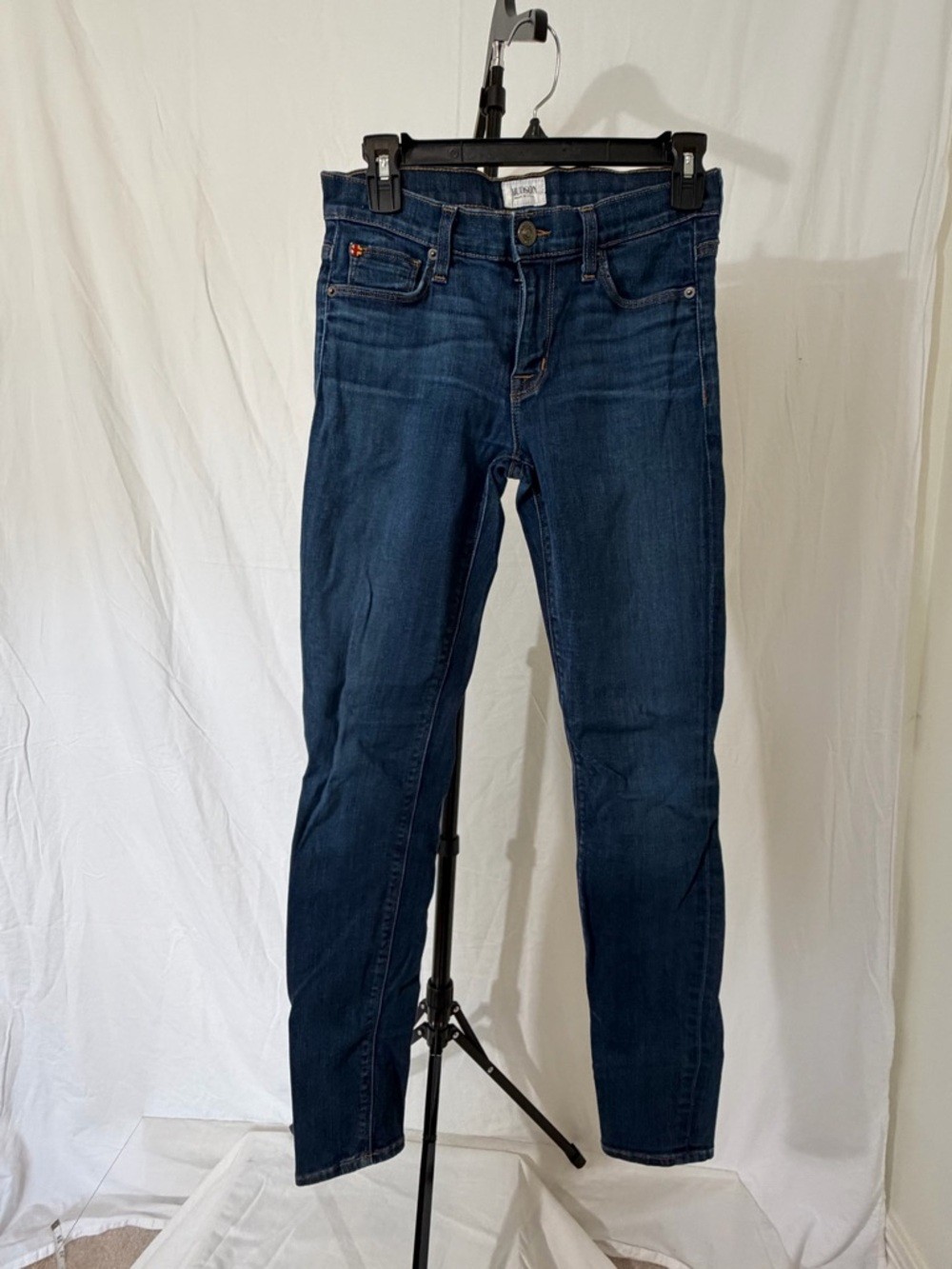 Hudson Nico Super Skinny Mid-Rise Jeans | Dark Wash | Size 26