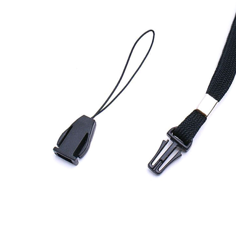 10pcs Black Neck Straps Lanyards For Camera Cell Phone MP3 ID Card Badge Holder