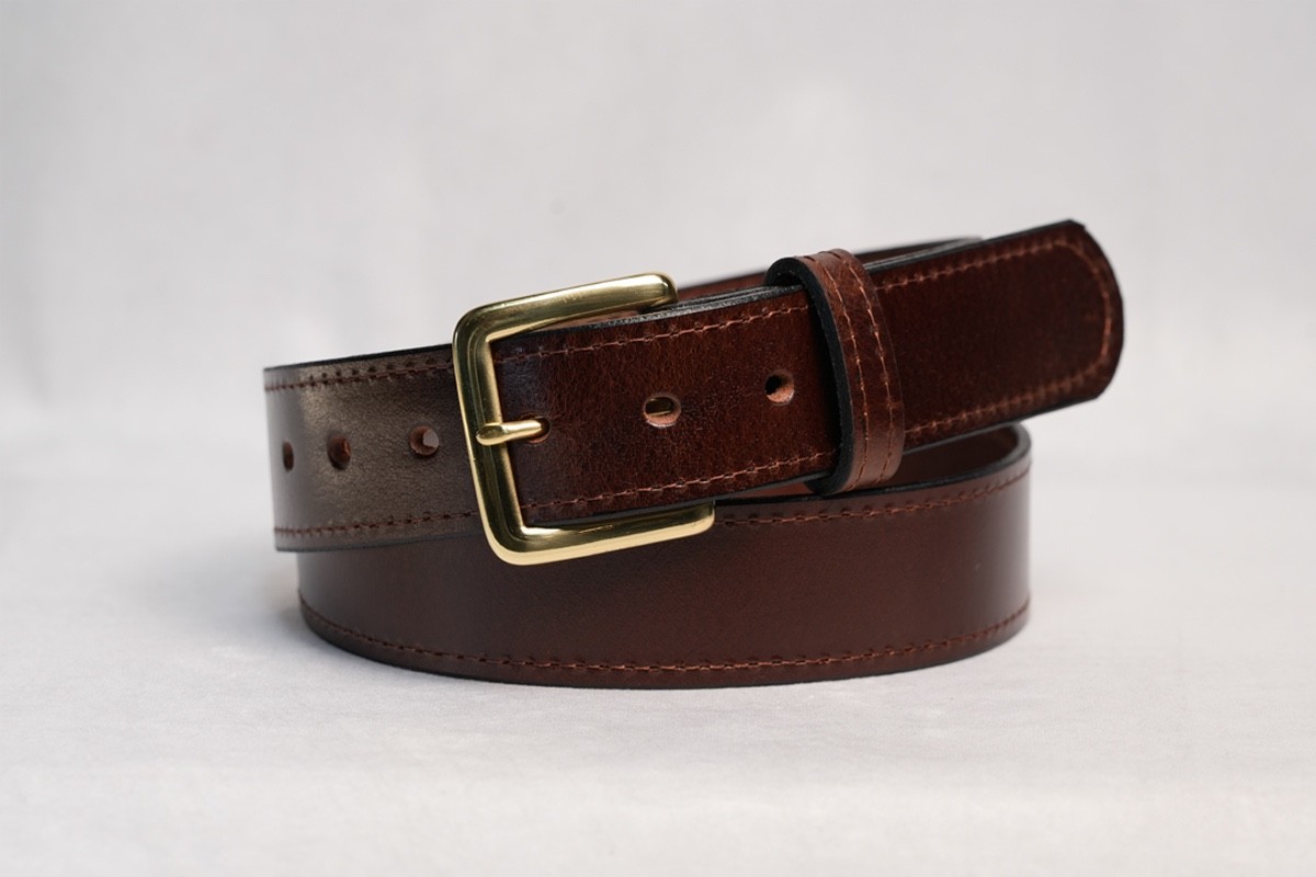 Leather Dress Belt – Amish Made
