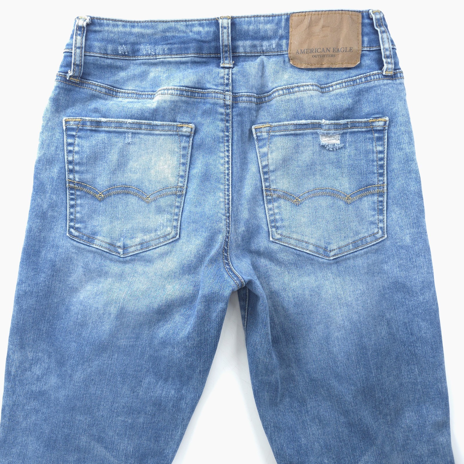 American Eagle Jeans Slim Mens 28×30 Distressed Indie Sleaze Hipster Soft Grunge