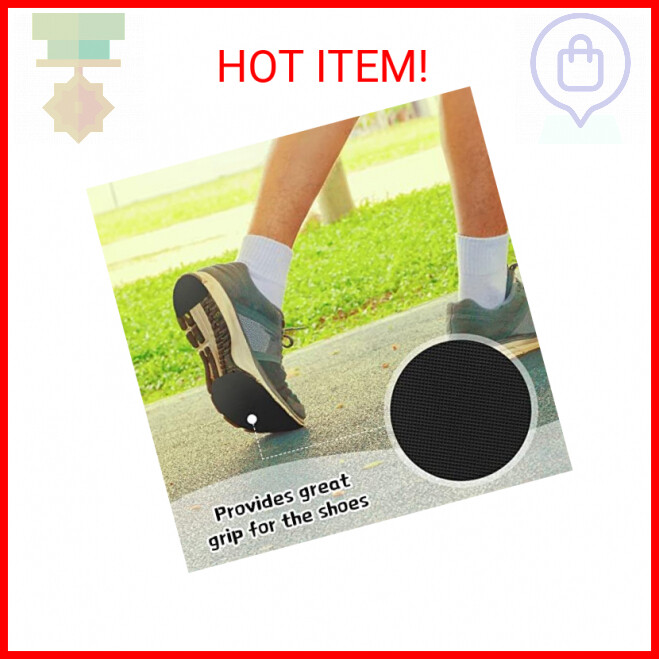 10 Pcs Shoe Sole Protector Non Slip Shoe Pads Anti Skid Shoe Treads 3.1 x 5.1 In