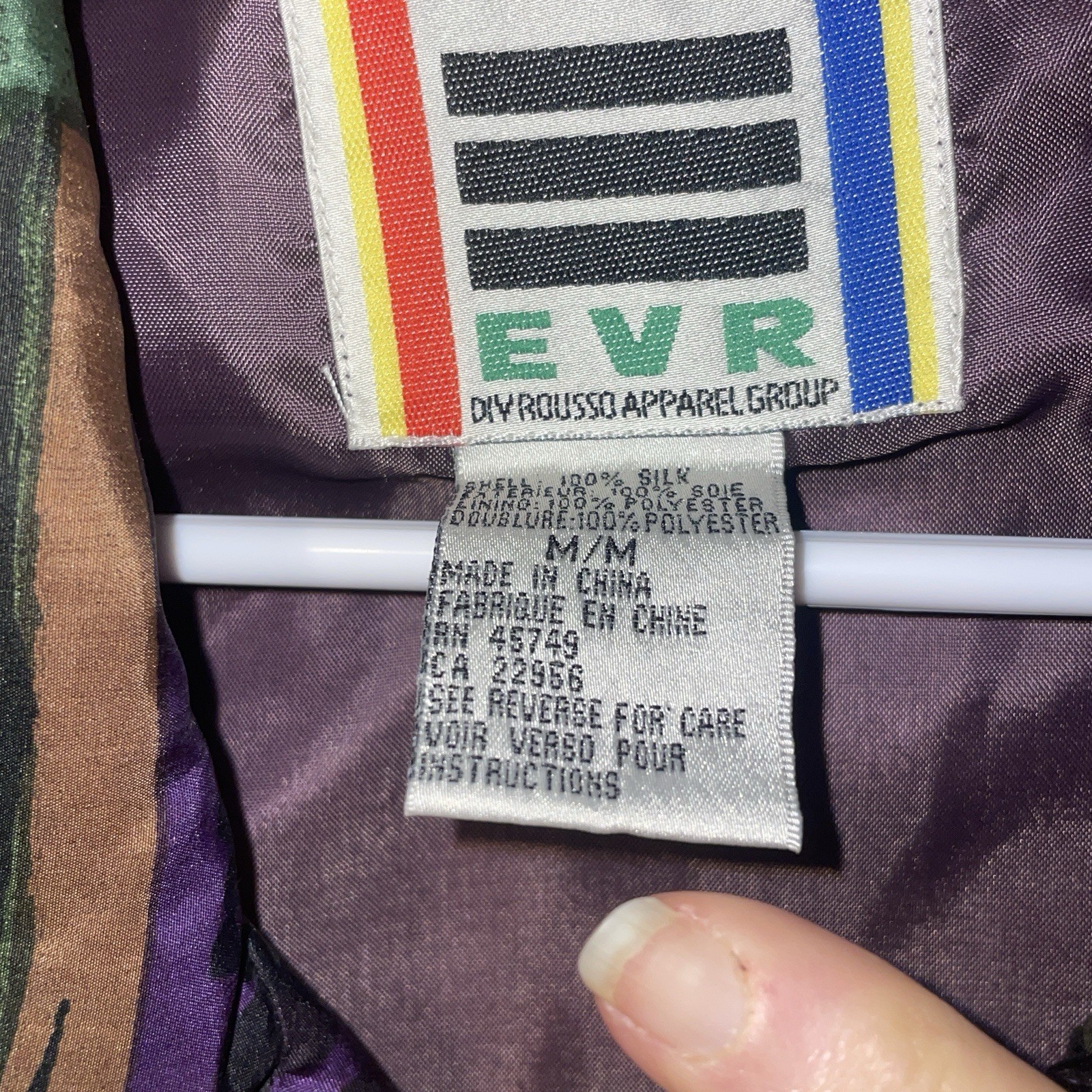 Fundraiser EVR Silk Women Medium Bomber Print Jacket